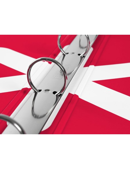 CARPETA  ANTARTIK A4 FORRADA 4AN.25MM REDONDAS FRAMBUESA