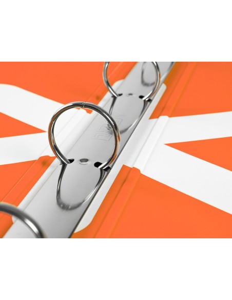 CARPETA  ANTARTIK A4 FORRADA 4AN.25MM REDONDAS MOSTAZA