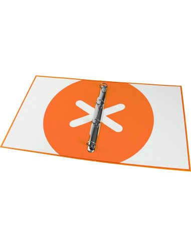 CARPETA  ANTARTIK A4 FORRADA 4AN.25MM REDONDAS MOSTAZA