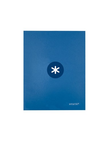 CARPETA 4AN.40MM MIXTAS  ANTARTIK A4 FORRADA AZ.MAR.