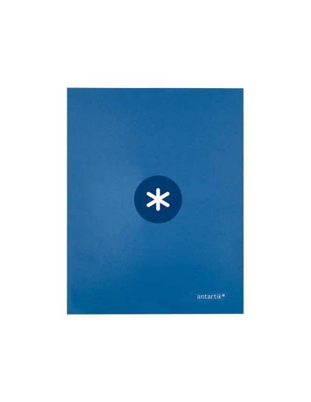 CARPETA 4AN.40MM MIXTAS  ANTARTIK A4 FORRADA AZ.MAR.