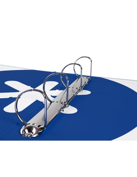 CARPETA 4AN.40MM MIXTAS  ANTARTIK A4 FORRADA AZ.MAR.