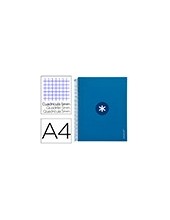 CUADERNO ESP. ANTARTIK A4 T.FORRADA MICRO 5MM 5B 4T.120H 100GR.AZ.MAR 2