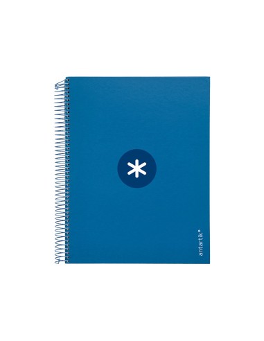 CUADERNO ESP. ANTARTIK A4 T.FORRADA MICRO 5MM 5B 4T.120H 100GR.AZ.MAR