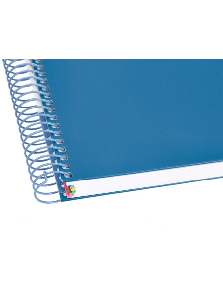 CUADERNO ESP. ANTARTIK A4 T.FORRADA MICRO 5MM 5B 4T.120H 100GR.AZ.MAR