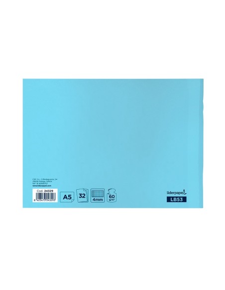 CUADERNO ENCOLADO WRITE A5 AP. T.PLASTICO 4MM 32H. 60GR. COL.SURT.