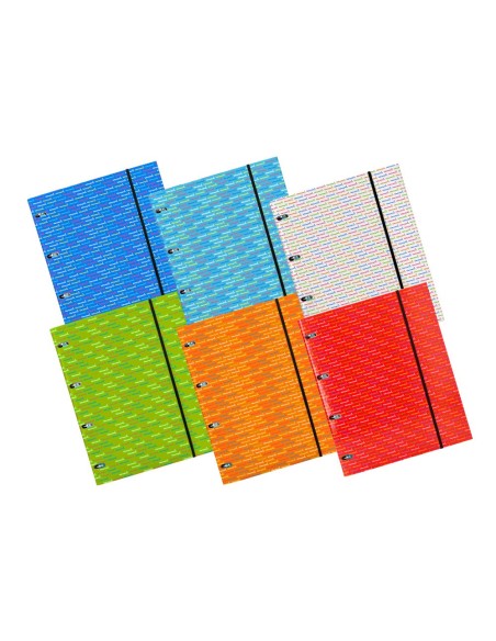 CARPETA DIN A4 FORRADA C/REC.120 H.70 GR. 5MM 4 AN.REDONDAS 20 MMCIER