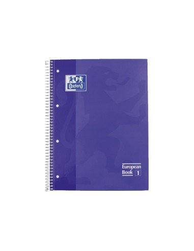 CUADERNO ESP. OXFORD EBOOK A4 T.EXTRA MICRO 5MM 80H 90GR. LILA