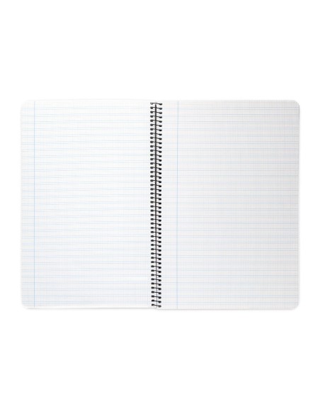CUADERNO ESP. LIDERPAPEL FL. T.CARTON PAUTA 2.5MM 80H. 70GR.COL.SURT.