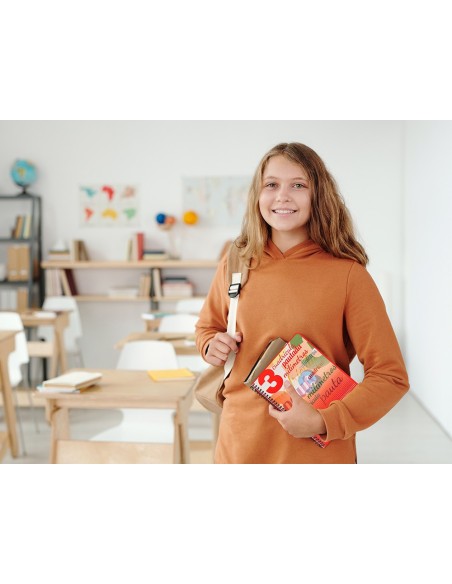 CUADERNO ESP. LIDERPAPEL A5 T.CARTON PAUTA 3MM 40H.70GR. COL.SURT.