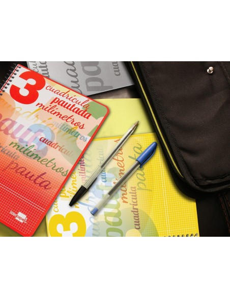 CUADERNO ESP. LIDERPAPEL A5 T.CARTON PAUTA 3MM 40H.70GR. COL.SURT.