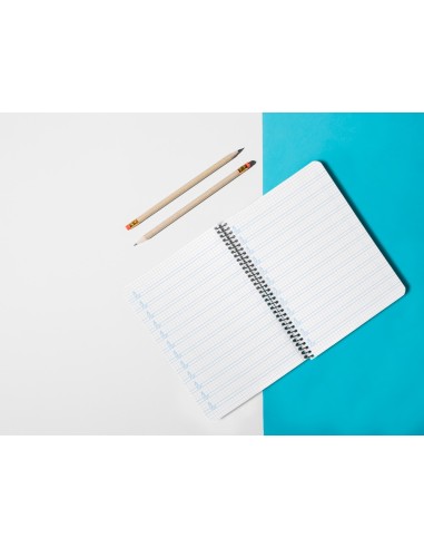 CUADERNO ESP. LIDERPAPEL A5 T.CARTON PAUTA 4MM 40H.70GR. COL.SURT.