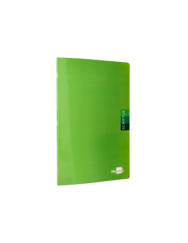 CUADERNO ENCOLADO SCRIPTUS A4 T.CARTON 4MM 48H. 90GR. COL.SURT.