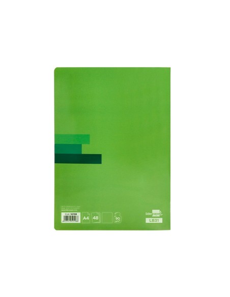 CUADERNO ENCOLADO SCRIPTUS A4 T.CARTON LISO 48H. 90GR. COL.SURT.