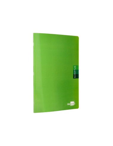 CUADERNO ENCOLADO SCRIPTUS A4 T.CARTON LISO 48H. 90GR. COL.SURT.