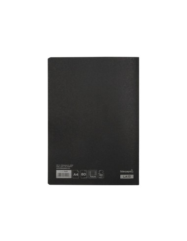CUADERNO ENCOLADO LIDERPAPEL A4 T.CARTON HORIZONTAL 80H 60GR. NG.