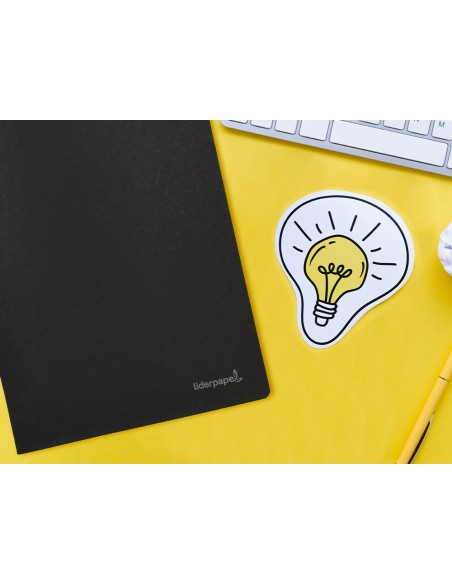 CUADERNO ENCOLADO LIDERPAPEL A4 T.CARTON 5MM 80H. 60GR. NG.