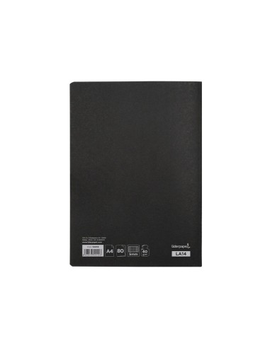 CUADERNO ENCOLADO LIDERPAPEL A4 T.CARTON 5MM 80H. 60GR. NG.