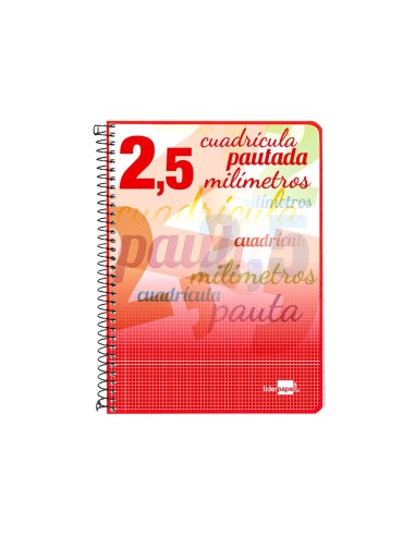 CUADERNO ESP. WRITE A5 T.BLANDA PAUTA 2.5MM 40H. 70GR. COL.SURT.