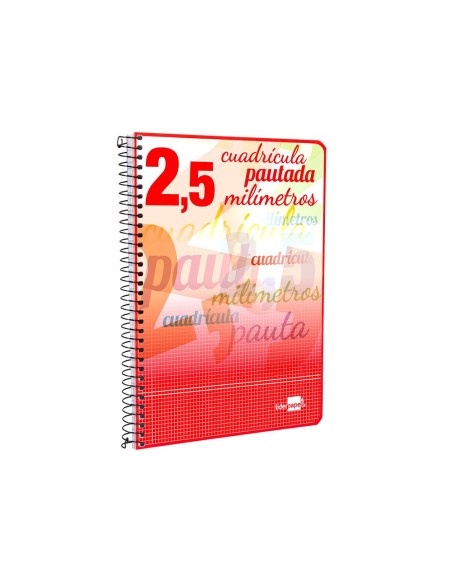 CUADERNO ESP. WRITE A5 T.BLANDA PAUTA 2.5MM 40H. 70GR. COL.SURT.