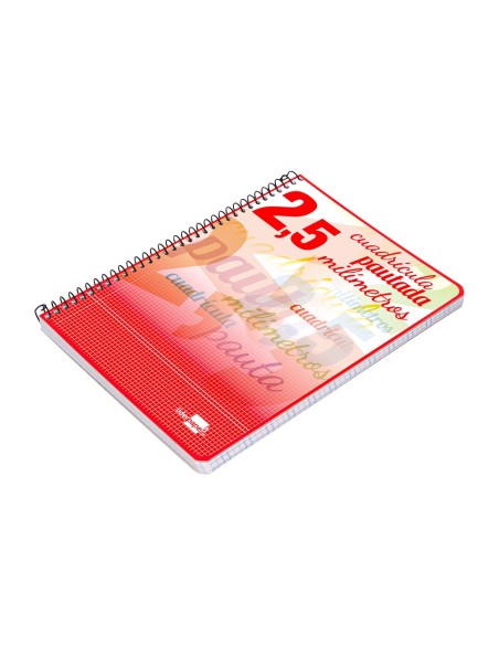 CUADERNO ESP. WRITE A5 T.BLANDA PAUTA 2.5MM 40H. 70GR. COL.SURT.