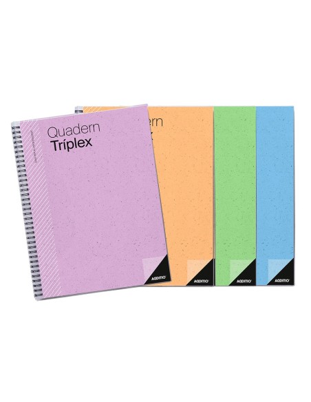 BLOC NOTAS TRIPLEX ADDITIO 22,5X31CM EVAL.CONT. TUTORIAS CATALAN