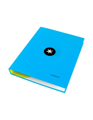 CARPETA ANTARTIK A4 FORRADA 4A.25 MM RED.AZ.