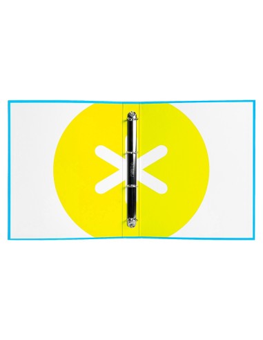 CARPETA ANTARTIK A4 FORRADA 4A.25 MM RED.AZ.