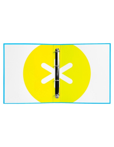 CARPETA ANTARTIK A4 FORRADA 4A.25 MM RED.AZ.