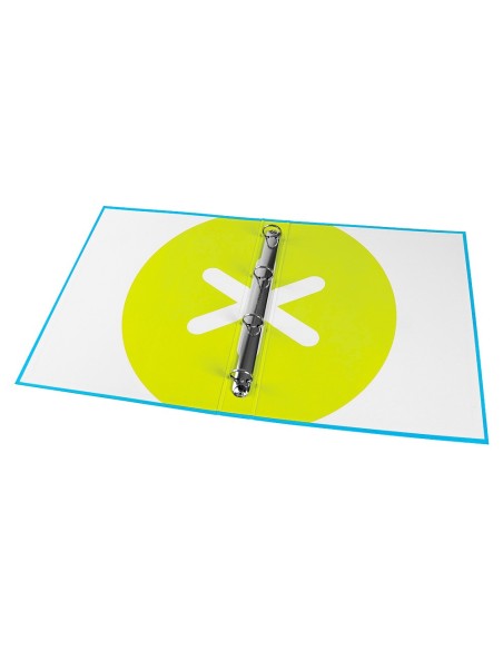 CARPETA ANTARTIK A4 FORRADA 4A.25 MM RED.AZ.