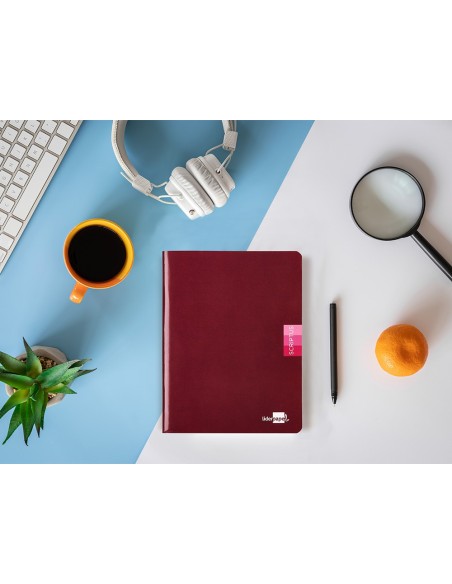 CUADERNO GRAP. SCRIPTUS A5+ T.CARTON R.MONTESORI 5MM 48H 90GR SURT.