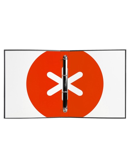 CARPETA ANTARTIK A4 FORRADA 4A.25 MM RED.NG.