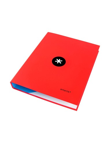 CARPETA ANTARTIK A4 FORRADA 4A.25 MM RED.RJ.