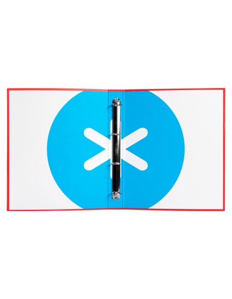 CARPETA ANTARTIK A4 FORRADA 4A.25 MM RED.RJ.