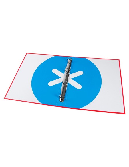 CARPETA ANTARTIK A4 FORRADA 4A.25 MM RED.RJ.