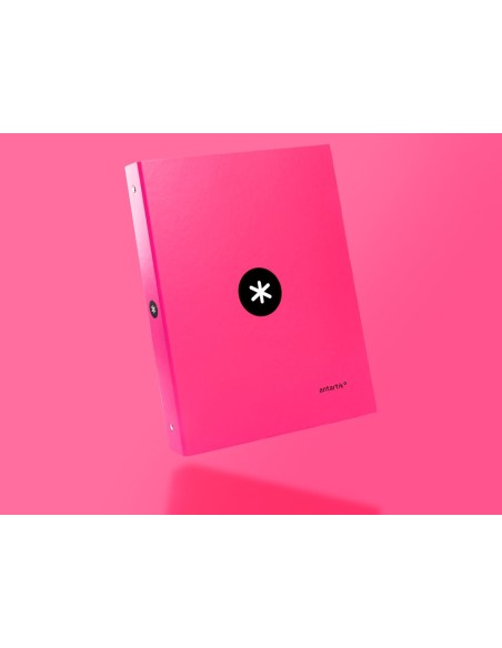 CARPETA ANTARTIK A4 FORRADA 4A.25 MM RED.RS.