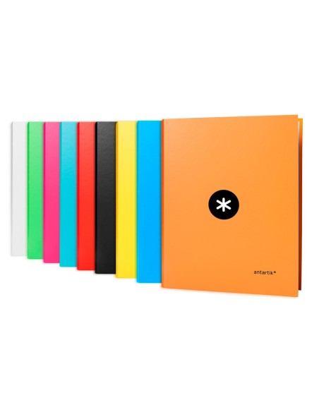 CARPETA ANTARTIK A4 FORRADA 4A.25 MM RED.SURT.