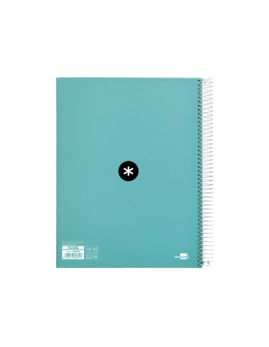 CUADERNO ESP. ANTARTIK A4 T.FORRADA MICRO 5MM 5B 4T.120H.100GR.MENTA