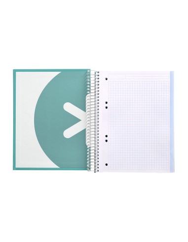 CUADERNO ESP. ANTARTIK A5 T.FORRADA MICRO 5MM 5B 6T.120H.100GR.MENTA