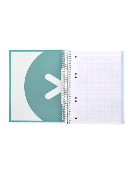 CUADERNO ESP. ANTARTIK A5 T.FORRADA MICRO 5MM 5B 6T.120H.100GR.MENTA