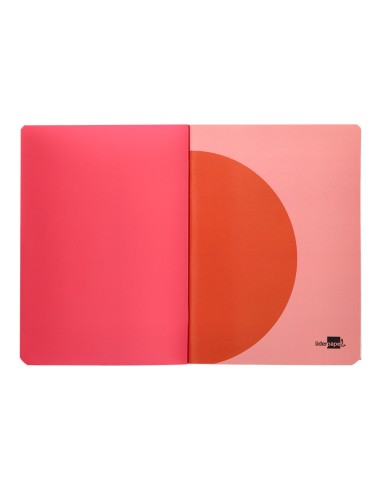 CUADERNO LIDERPA 360 T.DE PLAST.A5 48H. 90G/M2 5MM DOBLE MARGEN SURT.