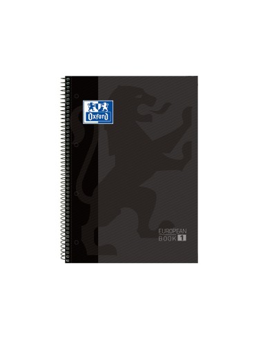 CUADERNO ESP. OXFORD EBOOK A4 T.EXTRA. 5MM 80H. GRIS