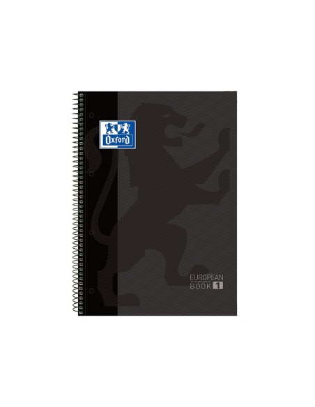CUADERNO ESP. OXFORD EBOOK A4 T.EXTRA. 5MM 80H. GRIS