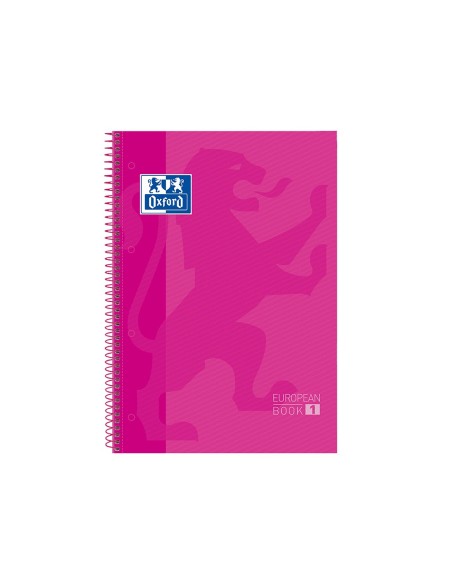 CUADERNO ESP. OXFORD EBOOK A4 T.EXTRA 5MM 80H 90GR. ROSA