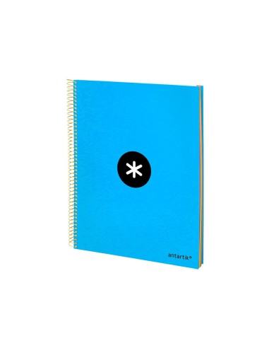 CUADERNO ESP. ANTARTIK A4 T.FORRADA MICRO HOR. 5B 4T.120H.100GR.AZ.