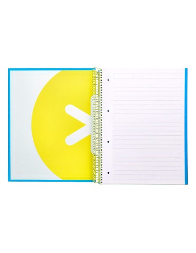 CUADERNO ESP. ANTARTIK A4 T.FORRADA MICRO HOR. 5B 4T.120H.100GR.AZ.