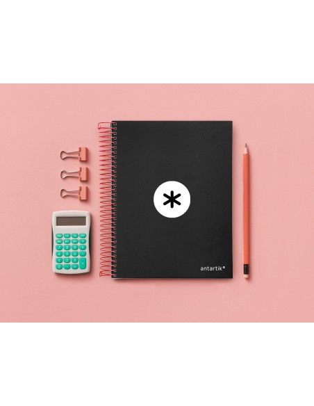 CUADERNO ESP. ANTARTIK A5 T.FORRADA MICRO HOR. 5B.6T.120H.100GR.NG.