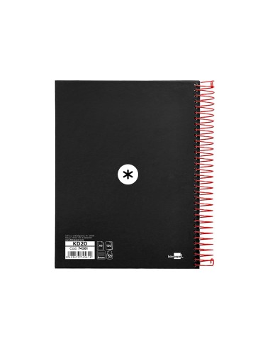 CUADERNO ESP. ANTARTIK A5 T.FORRADA MICRO HOR. 5B.6T.120H.100GR.NG.