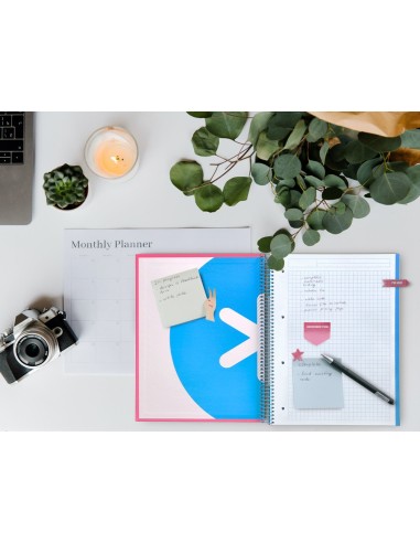 CUADERNO ESP. ANTARTIK A4 T.FORRADA MICRO 5MM 5B 4T.120H.100GR.ROSA