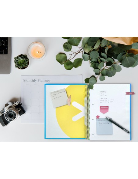 CUADERNO ESP. ANTARTIK A4 T.FORRADA MICRO LISO 4T.120H.100GR. AZ.